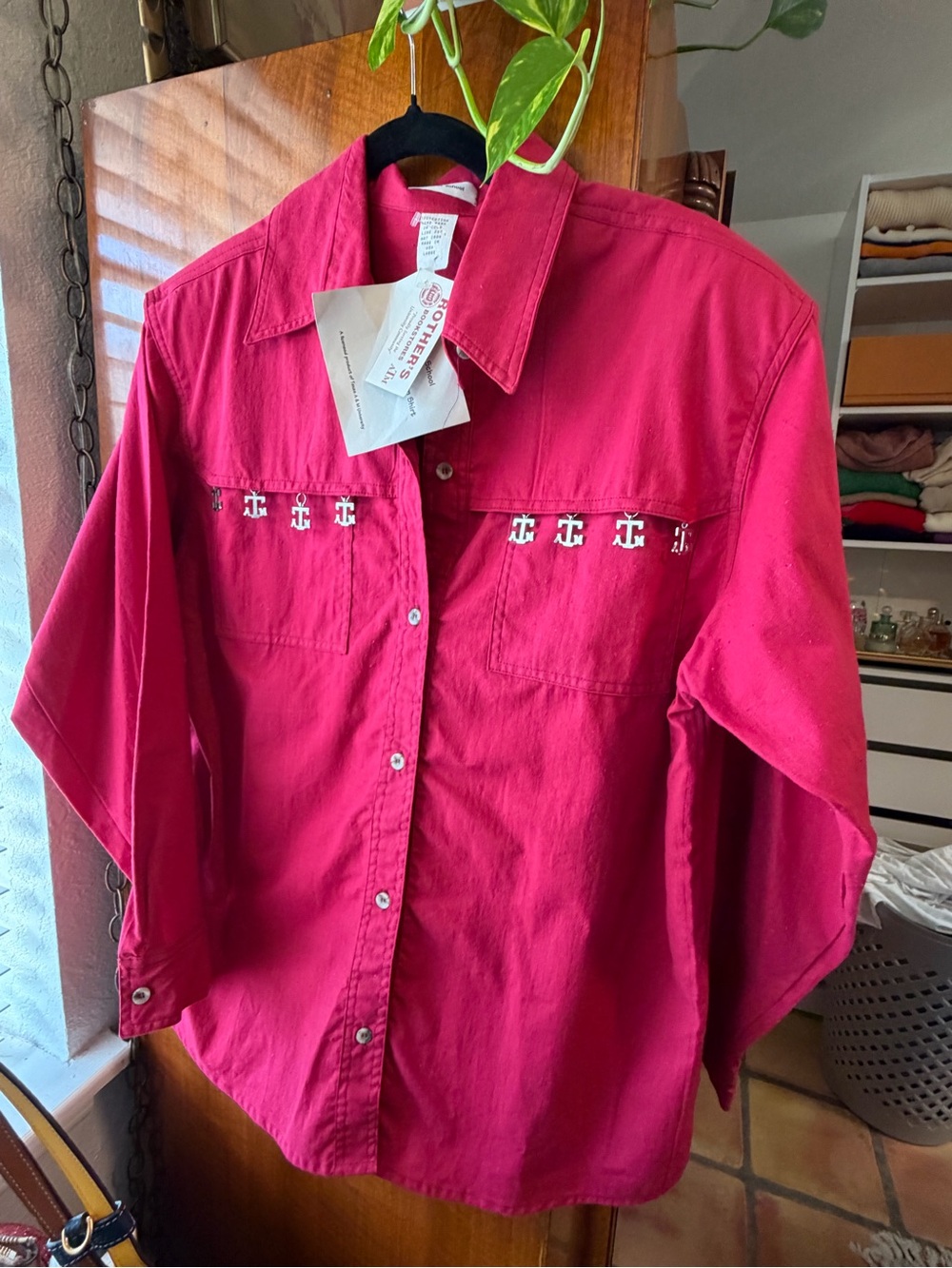 Charm School Texas A&M Aggies Charm Shirt Large NWT Made in USA